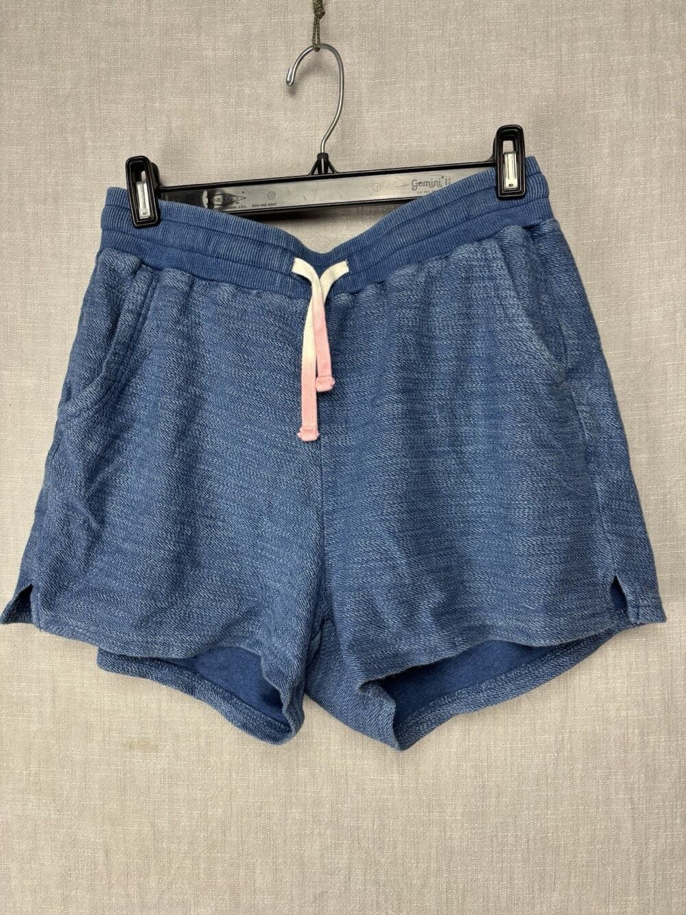Marine Layer Womens Medium Blue Maple Vintage Terry Shorts